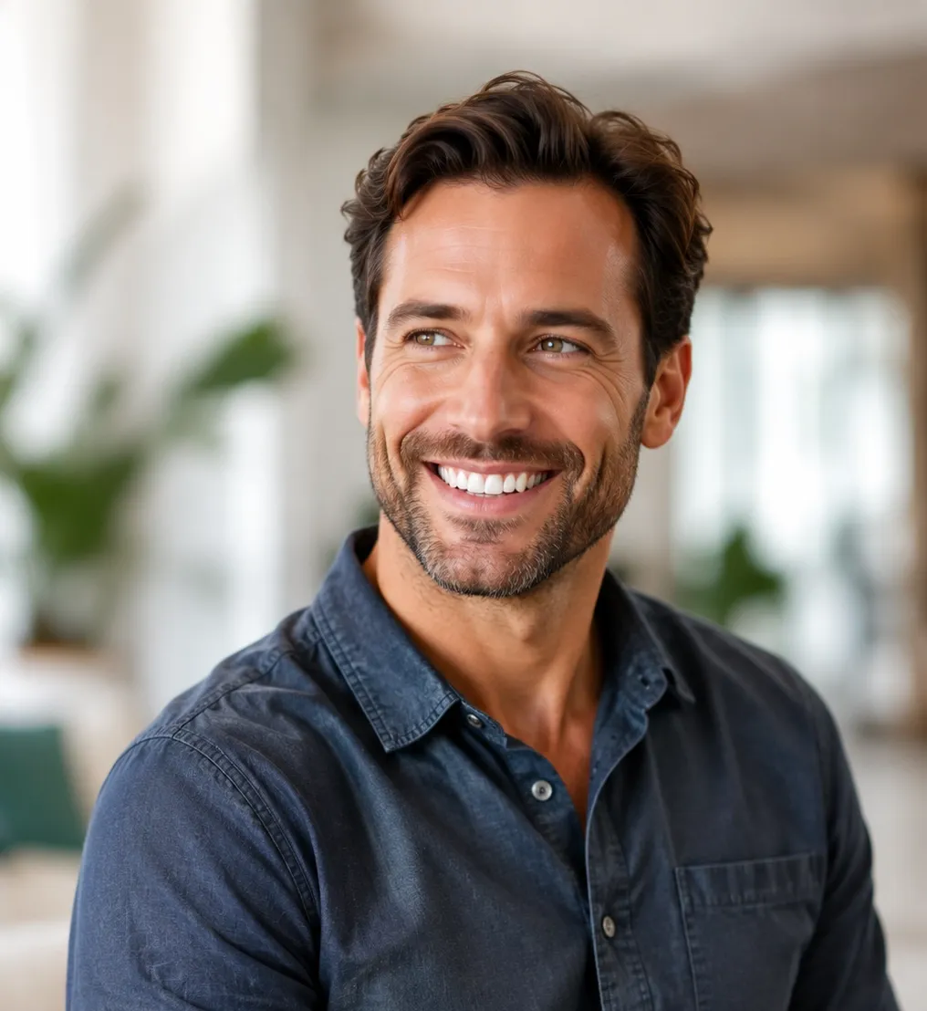 Patient receiving welcoming dental care at Harry Albers, DDS
